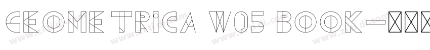 Geometrica W05 Book字体转换